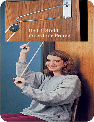 Pulley, Overdoor D-Handle Metal Frame