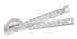 Baseline 180 degree clear plastic pocket goniometer 6"