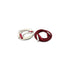 Double Shielded Banana to .080 Pin 6 ft Lead Wire